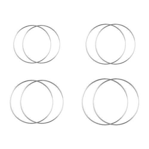 Set metal floral hoops - 2,