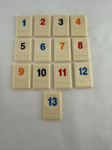 Rummikub game tiles - game,