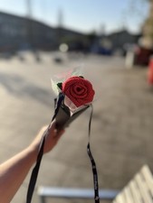 Handmade Crochet Rose - Gift