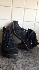 ART COMPANY ANKLE BOOTS/SHOES - BLACK - SUEDE - EU37/UK4 - EXCELLENT COND