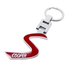 Mini Cooper S Keyring Logo Red