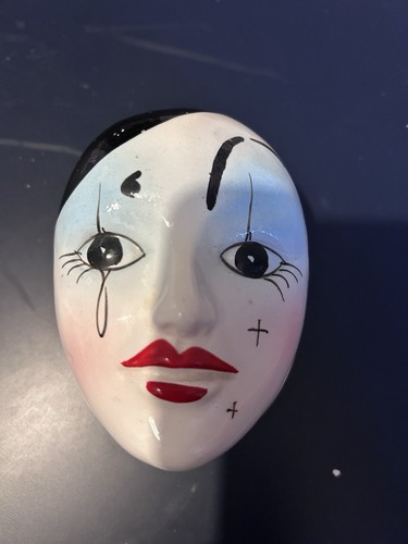 Vintage pierrot face covered - vintage,