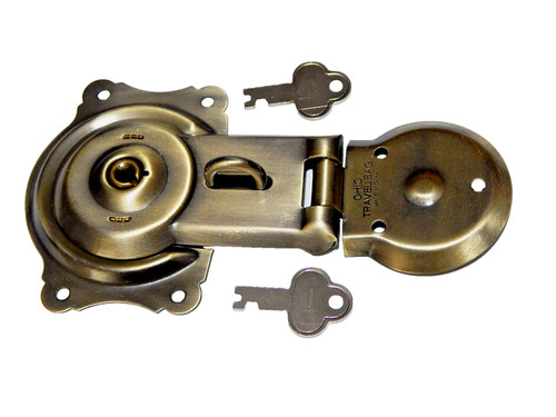 Vintage trunk lock - lock, keys