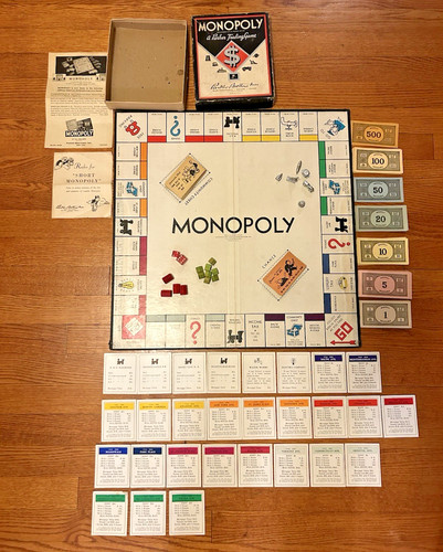 Vintage monopoly parker - vintage,