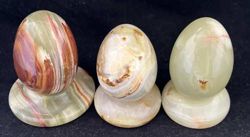 Vintage alabaster marble - x3,