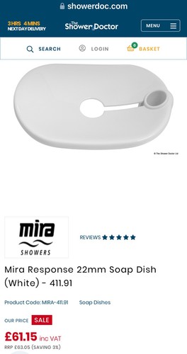 Mira response soap - response, white