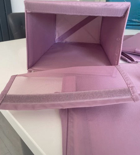 Ikea skubb shoe boxes pink - boxes, /