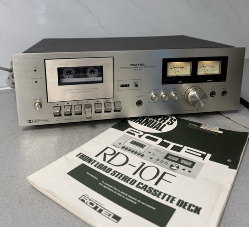Rotel 10f stereo cassette - rd-10f,