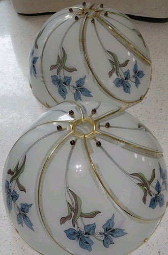 Pair vintage glass - vintage,