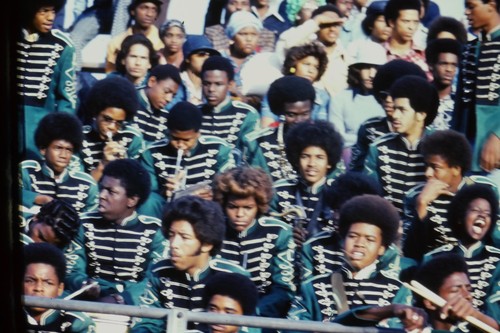 1970s black marching band - black,