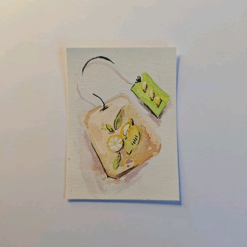 Aceo original watercolour - original,