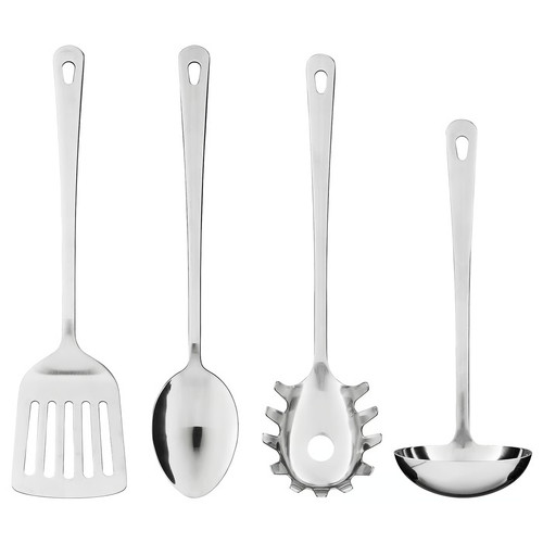 Kitchen utensil set - utensil, stainless