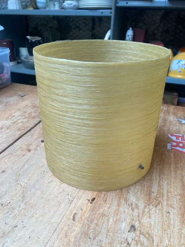 Fibreglass yellow drum - fibreglass,