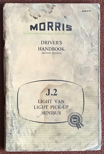 Morris drivers handbook - j.2,