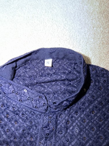 Boys cotton embroidered navy - boys,