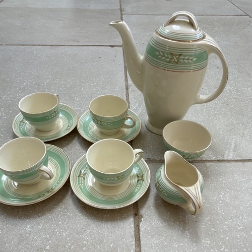 Green white ceramic - white,