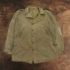 Original WWII US Army M41 Field Jacket Vintage 1940s Men’s Large WW2 Arctic