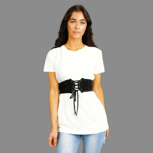 Ladies longline white - longline, shirt