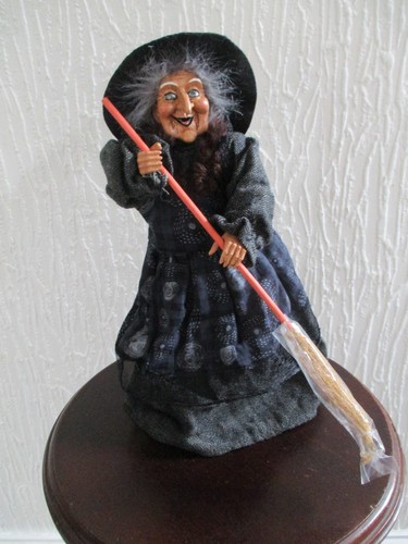 Vintage witch doll ornament - vintage,