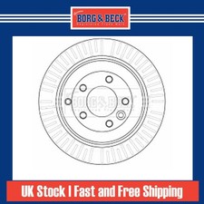 2x Brake Discs Vented For Land