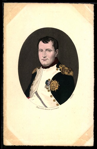 Napoleon uniform portrait - in,
