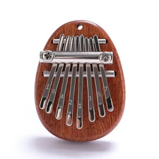 Mini 8 Keys Finger Kalimba Thumb Piano Mbira Harp Portable Beginners Easy Learn