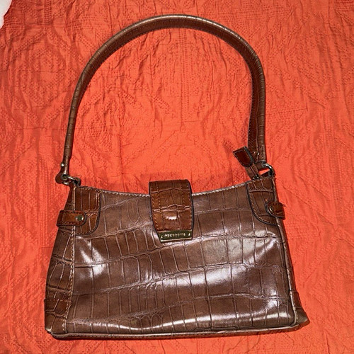 Liz claiborne brown croc - liz,