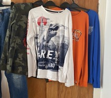 4 Boys Next Long Sleeve T-Shirts Age 12