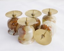Natural Onyx Candle Holder