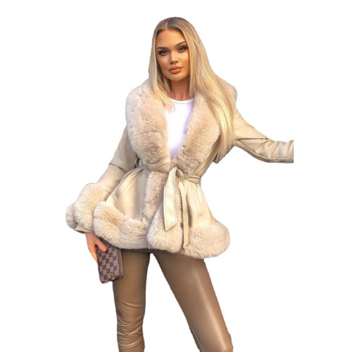 Womens faux fur collar - womens,