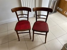 2 x Bentwood Style Utility Chairs 1950s Made in Poland Polish