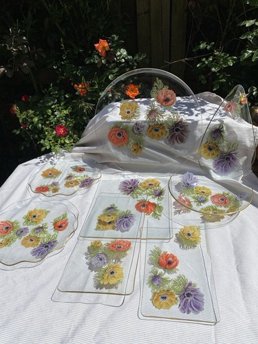 Vintage chance glass - glass, anemone
