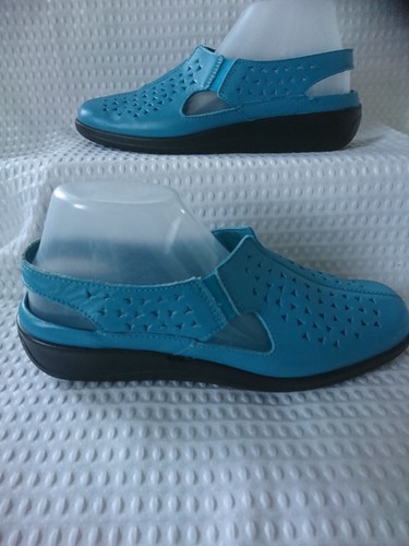 Hotter saffron blue leather - saffron,