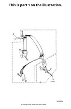 Jaguar Genuine Seat Belt Fits XJS Coupe Convertible 1975-1996 Classic BEC7505AFW