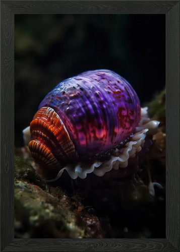 Gorgeous clam framed wall - wall, art
