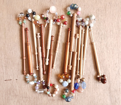 Joblot bundle wood lace - wood,