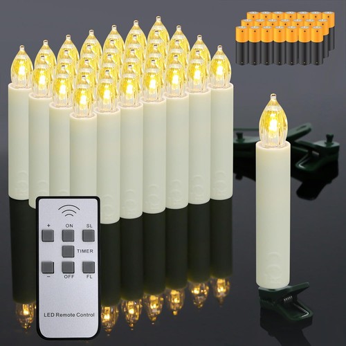 Christmas tree candle lights - christmas,