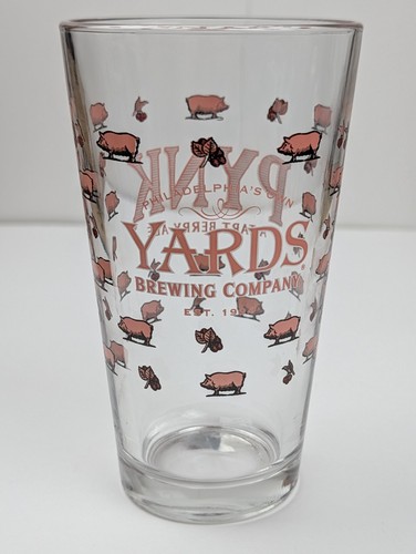 Yards brewing pint glass - brewing,