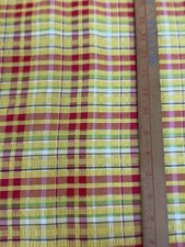 NEW 2 YARDS CHECKED SEERSUCKER