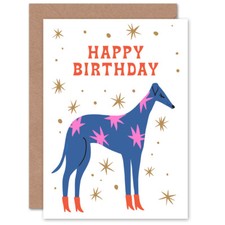 Pink Star Greyhound Retro