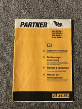 Original Partner K650/K700/K850/K1200 Operator Manual