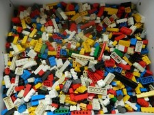 Washed 500g 1/2 Kilo Lego Bundle House Building Bundle Bricks Windows Baseplate 