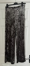 Worn once grey velvet zara - once,