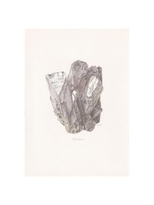 1968 DANBURITE Print - Mineral Wall Art Gift - Element - 7.5 x 10.6 Inches