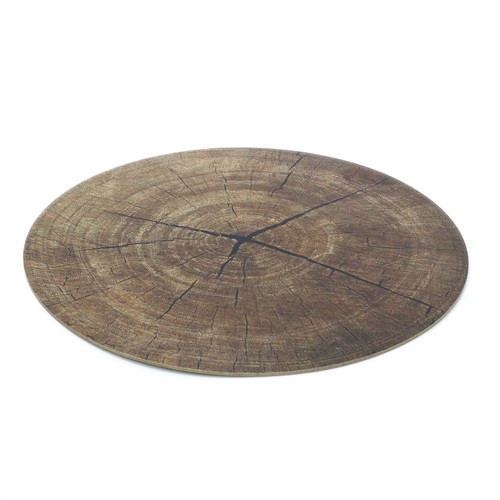 38cm brown single printed - printed, tree