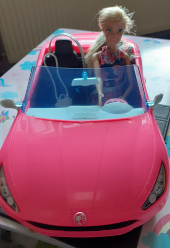 Barbie convertible pink - convertible,