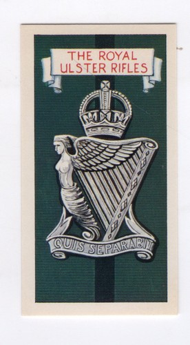 Military trade tea card 1954 - military,