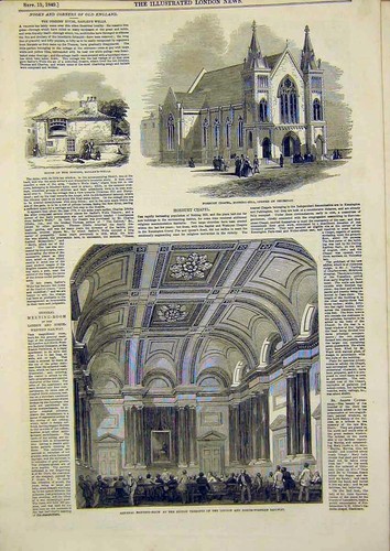 Original old antique print - original,