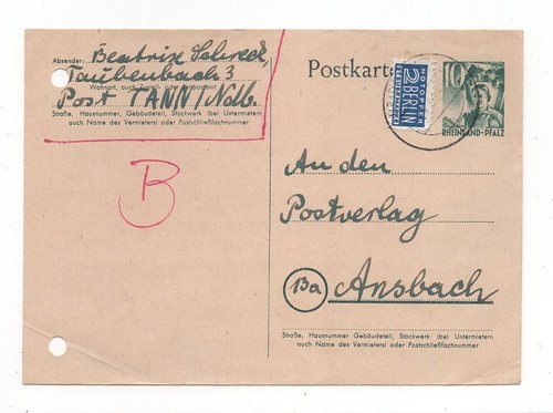 Rhineland palatinate postal - rhineland-palatinate,