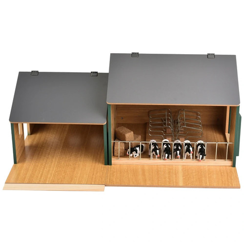 Wooden farm shed playset - playset, 1:32